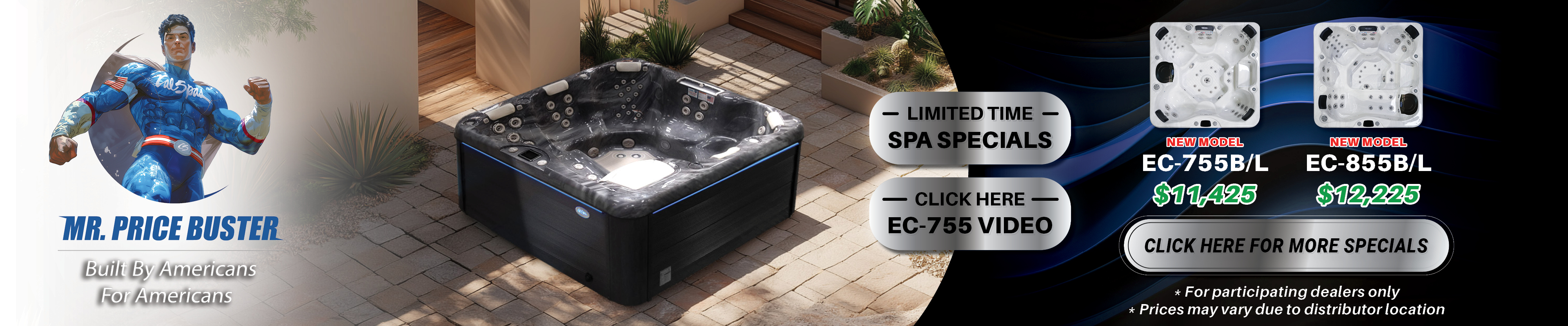 Calspas hot tub being used in a family setting - Valencia